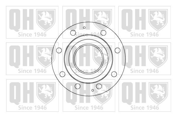 QUINTON HAZELL Тормозной диск BDC4652